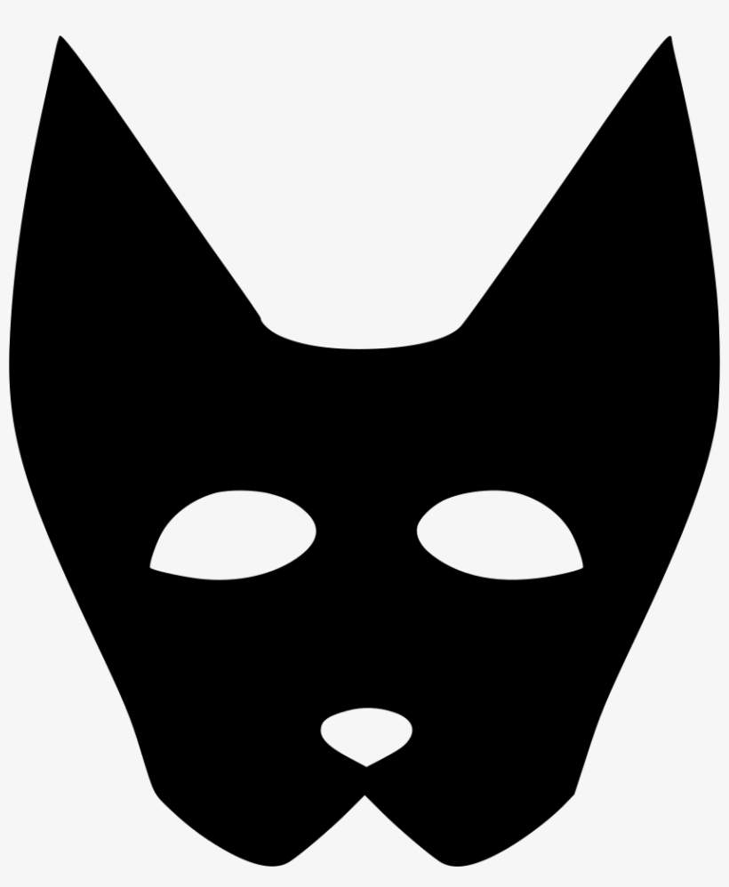 Cat Kitty Mask Woman Carnaval Comments, transparent png #2362884