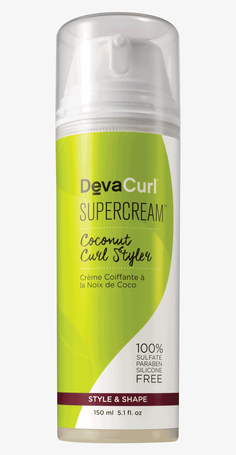 Supercream Coconut Curl Styler - Devacurl Coconut Curl Styler, transparent png #2363074