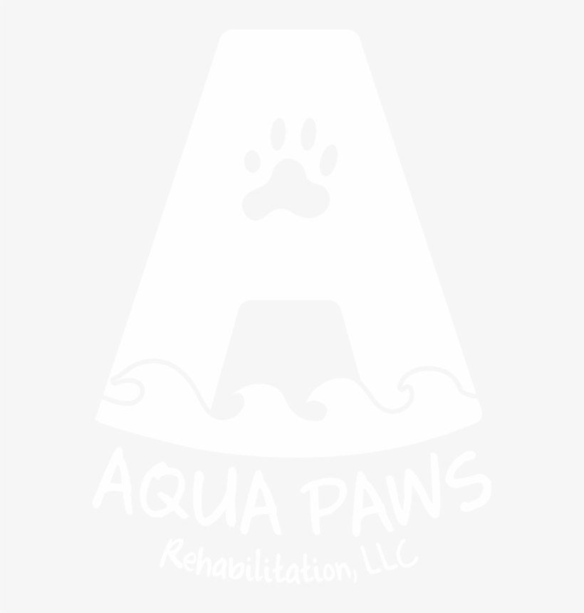 Aquapawslogo White - Illustration, transparent png #2363125