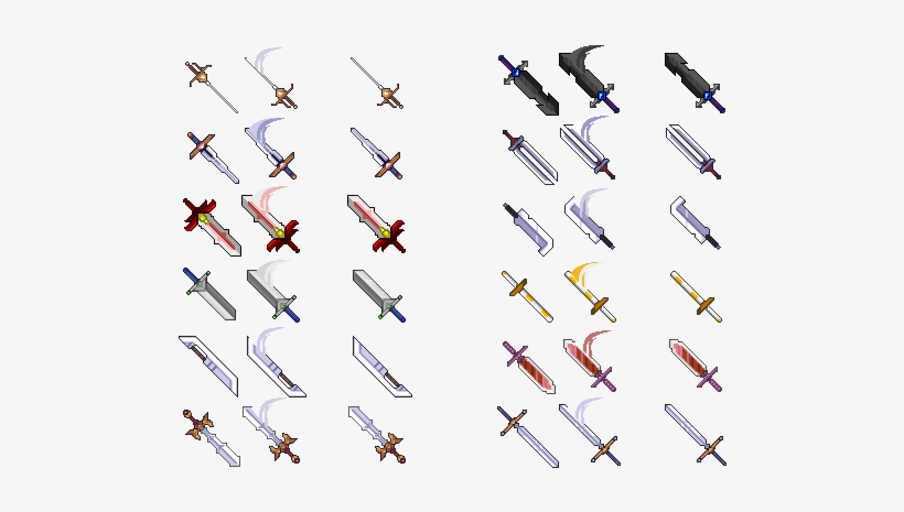 [ Img] - Rpg Maker Mv Weapon Sheets, transparent png #2363528