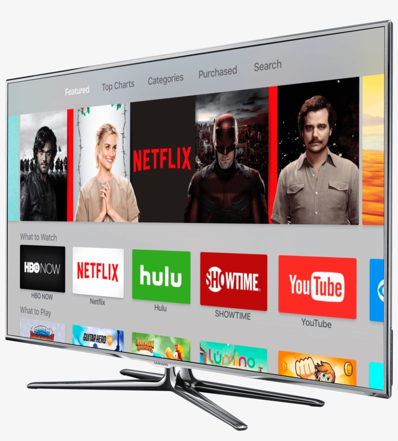 Apple Tv - Samsung, transparent png #2364148