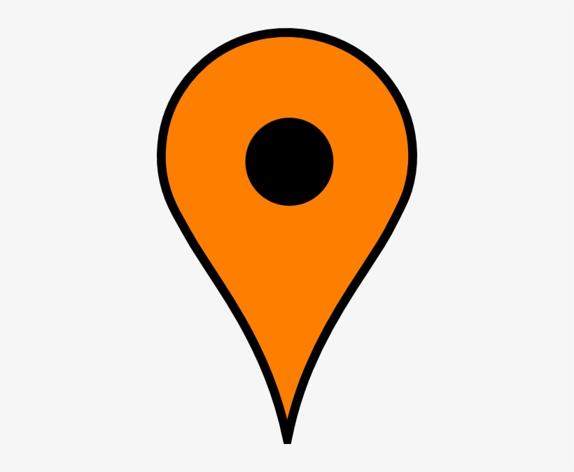 Google Maps Orange Marker, transparent png #2364299
