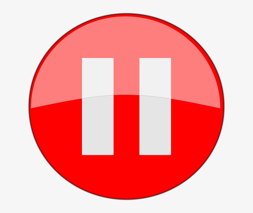 Small - Red Pause Button Png - Free Transparent PNG Download - PNGkey