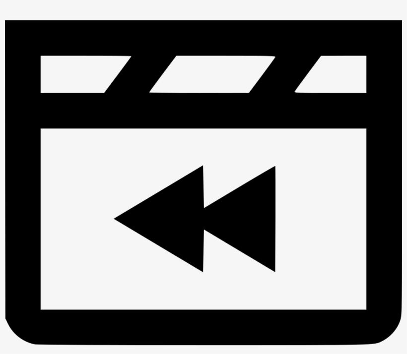 Clapboard Rewind Comments - Icon, transparent png #2364386