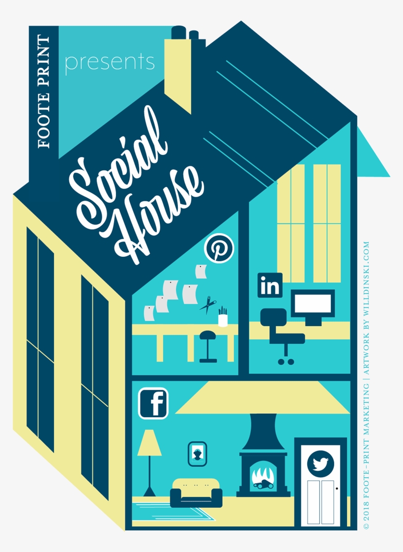 Fp Social House Will Dinski - Design, transparent png #2364557