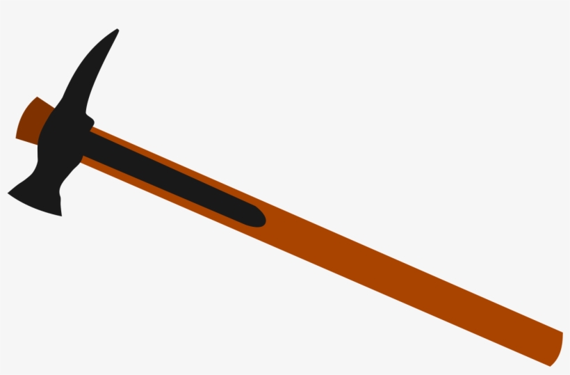 Pickaxe Line Angle - Clip Art, transparent png #2364638