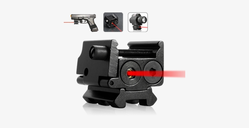 Red Laser Sight - Rail Mounted Laser Sight, transparent png #2364666