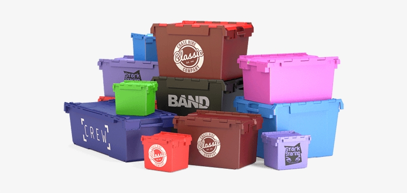 A Selection Of Plastic Moving Crates, Storage Crates - Family Plastic Crate, transparent png #2365168