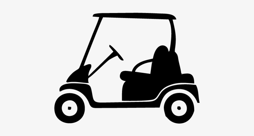 Vector Freeuse Library Golf Carts Clipart - Golf Cart Icon, transparent png #2365377