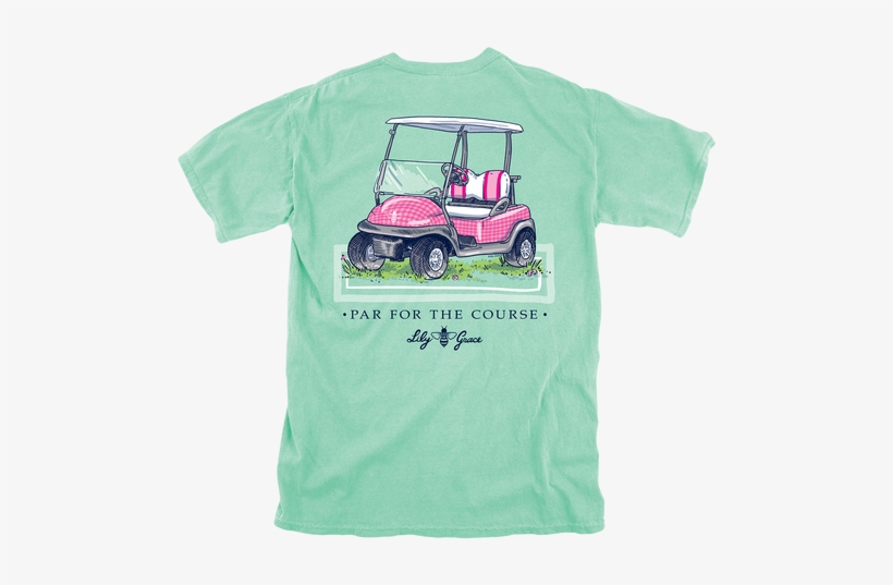 Pink Golf Cart - Fripp & Folly Truck And Boat Blue Jean, transparent png #2365402