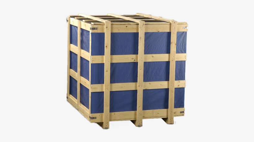 About Battened Round Timber Crates - Crate, transparent png #2365417