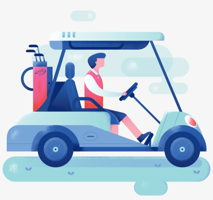Golfcart - Golf, transparent png #2365639