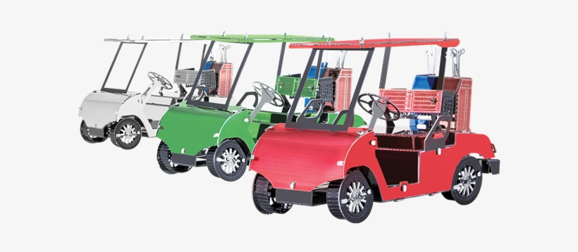 Picture Of Golf Cart Set - Golf Cart Set | Metal Earth Models, transparent png #2365683