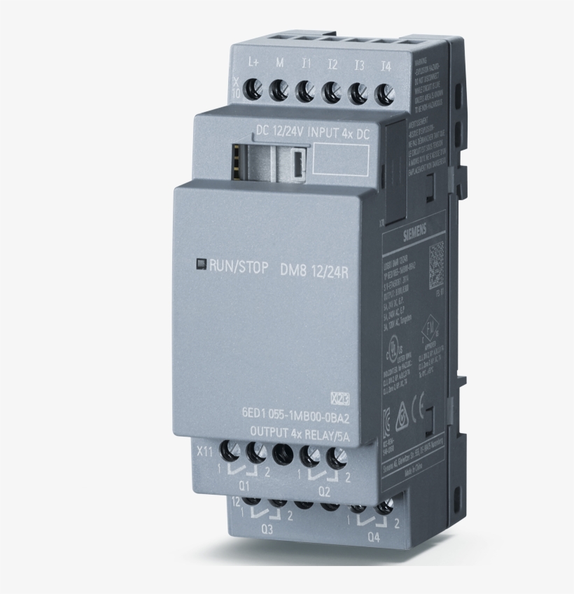 Logo 8 Dm8 - 6ed1055-1mb00-0ba2 Siemens, Module: Expansion, transparent png #2366441