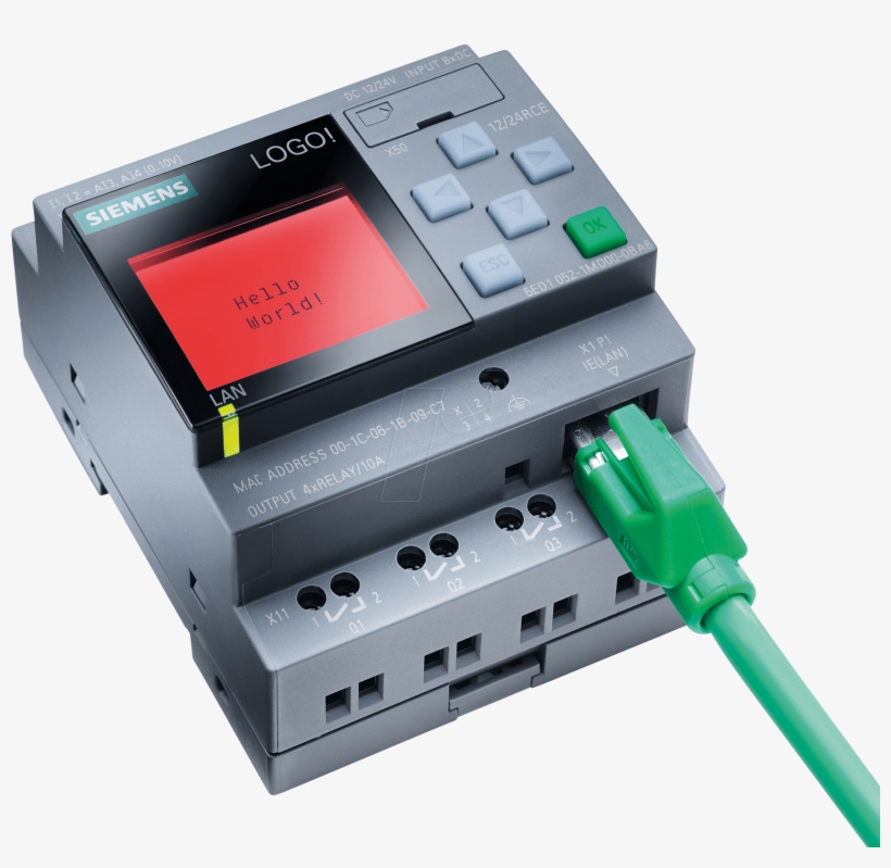 Logo 12/24 Rce, Logic Module With Display Siemens 6ed1052 - Clp Saida Transistor Siemens, transparent png #2366497