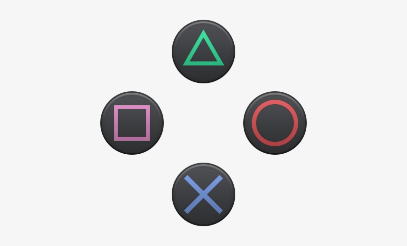 Playstation Logo - Playstation 4 Buttons, transparent png #2366570