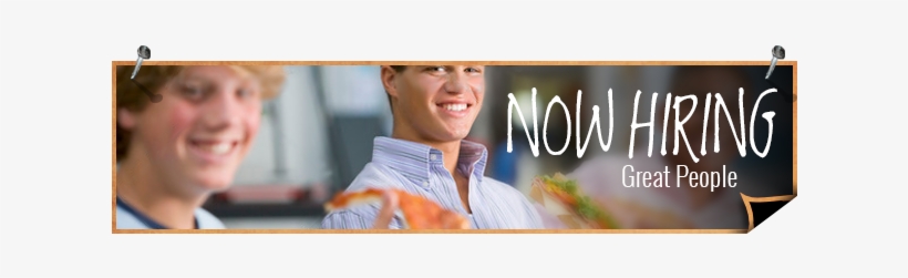 Work For Us - Gus's New York Pizza, transparent png #2366811
