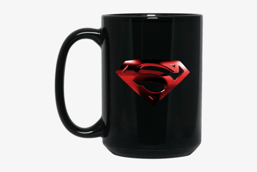 Superman S Shield V5 Bm15oz 15 Oz - My Waifu Loves Me, transparent png #2367326