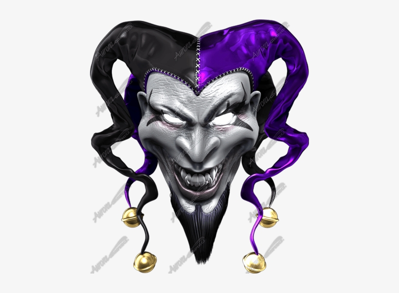 Evil Jester - Evil Demon Skull Transparent, transparent png #2367827
