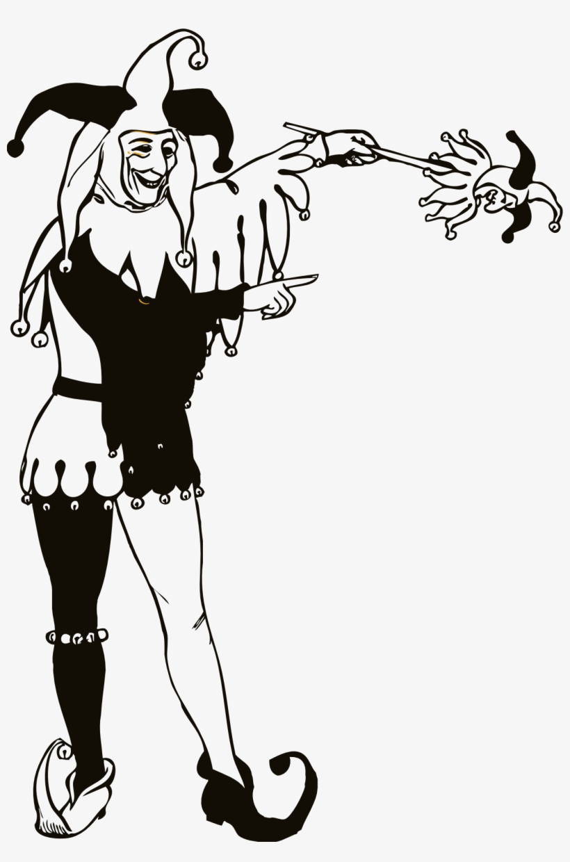 jester black and white