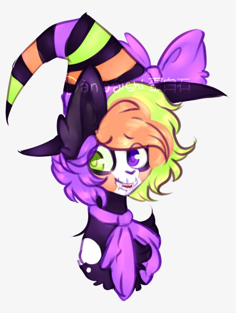 Danbaishi, Bust, Clothes, Halloween, Hat - Drawing, transparent png #2368069