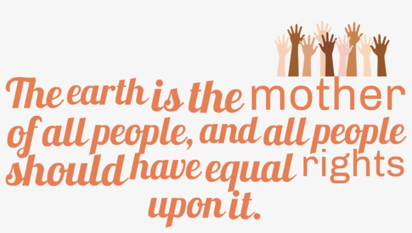 Equality Quotes Free Png Image - Heben Sie Ihre Hand Für Single-zahler Rundes Keramik, transparent png #2368098