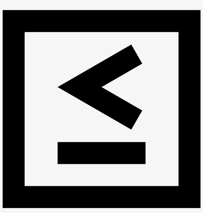 Less Or Equal Icon - Parallel, transparent png #2368101