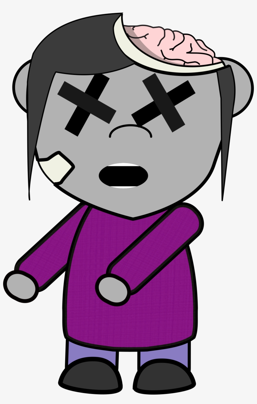 This Free Icons Png Design Of Chibi Zombie, transparent png #2368172