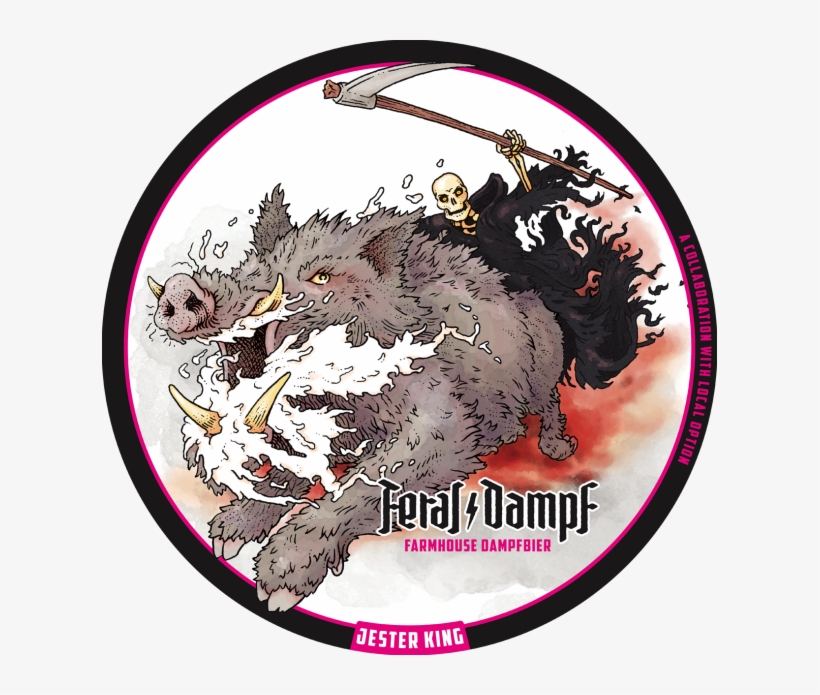 Feral Dampf Release And Jester King Tapping Event - Jester King Brewing Label, transparent png #2368173
