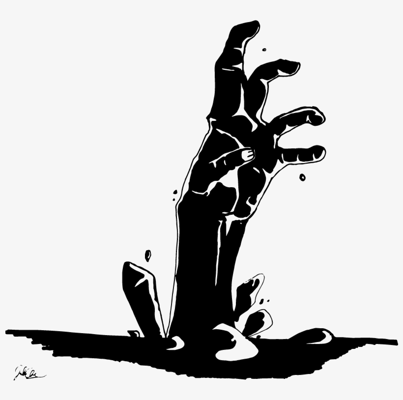 Collection Of Hand High Quality Free - Zombie Hand Clipart, transparent png #2368230
