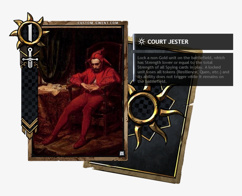 Court Jester - Gwent: The Witcher Card Game, transparent png #2368281