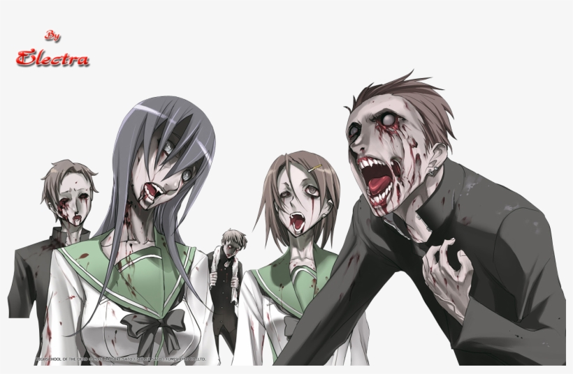 "zombie Render Png" Card From User Ludo4ka142 In Yandex - Highschool Of The Dead Personajes, transparent png #2368284