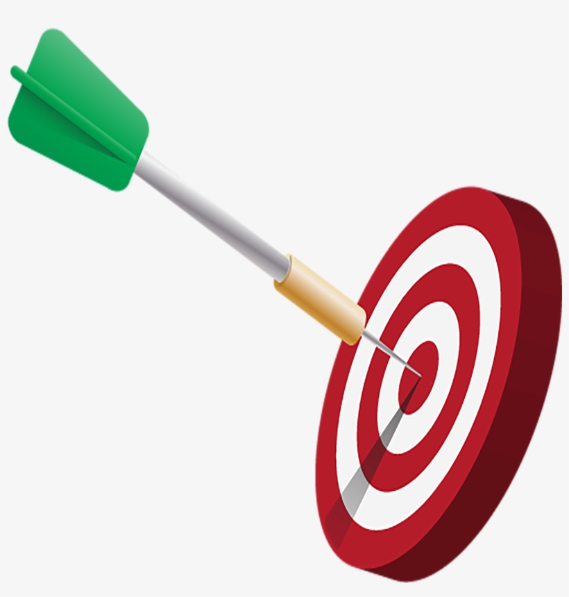 Dart Clipart Dartboard - Arrow Dart Board Png, transparent png #2368316