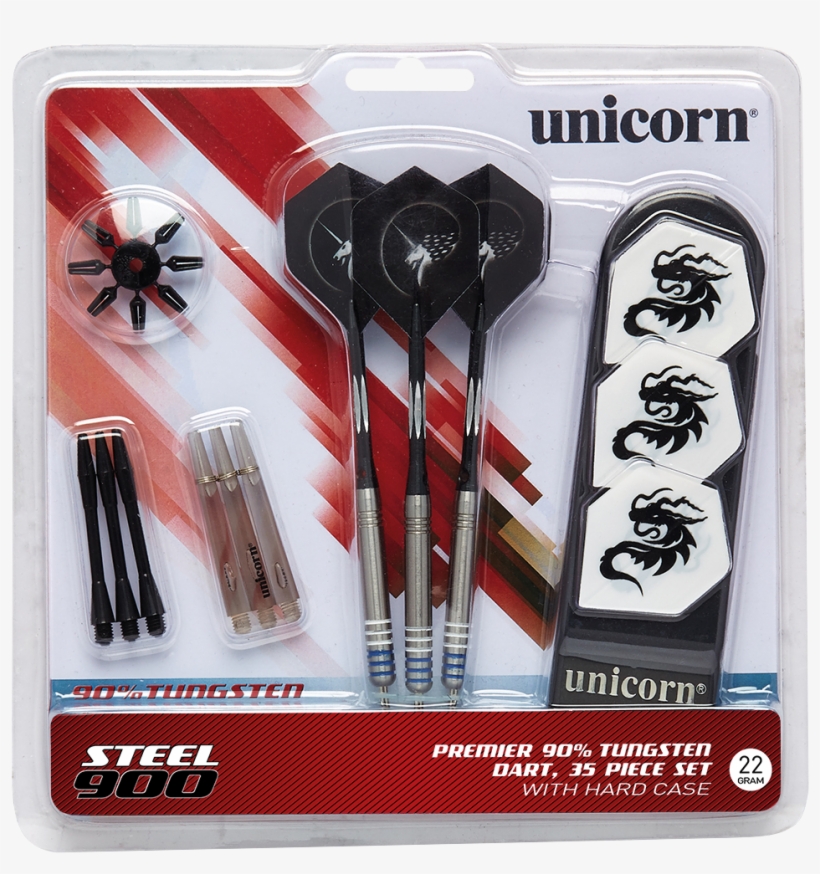 90% Tungsten 35 Piece Pack - Unicorn Steel 700 Dart Set, transparent png #2368472