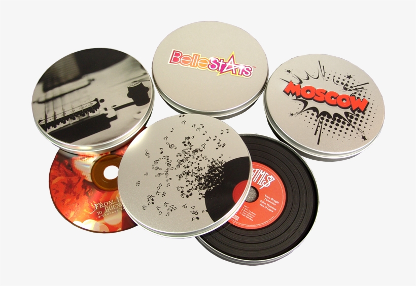 Cds In Printed Metal Tins - Music Decor Shower Curtain Set By Ambesonne, Abstract, transparent png #2368671