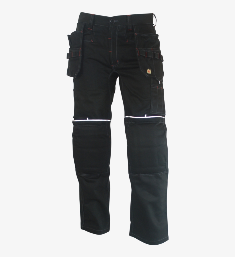 Pant Black Color Special Nuts And Bolts Pockets Fr - Pocket, transparent png #2368798