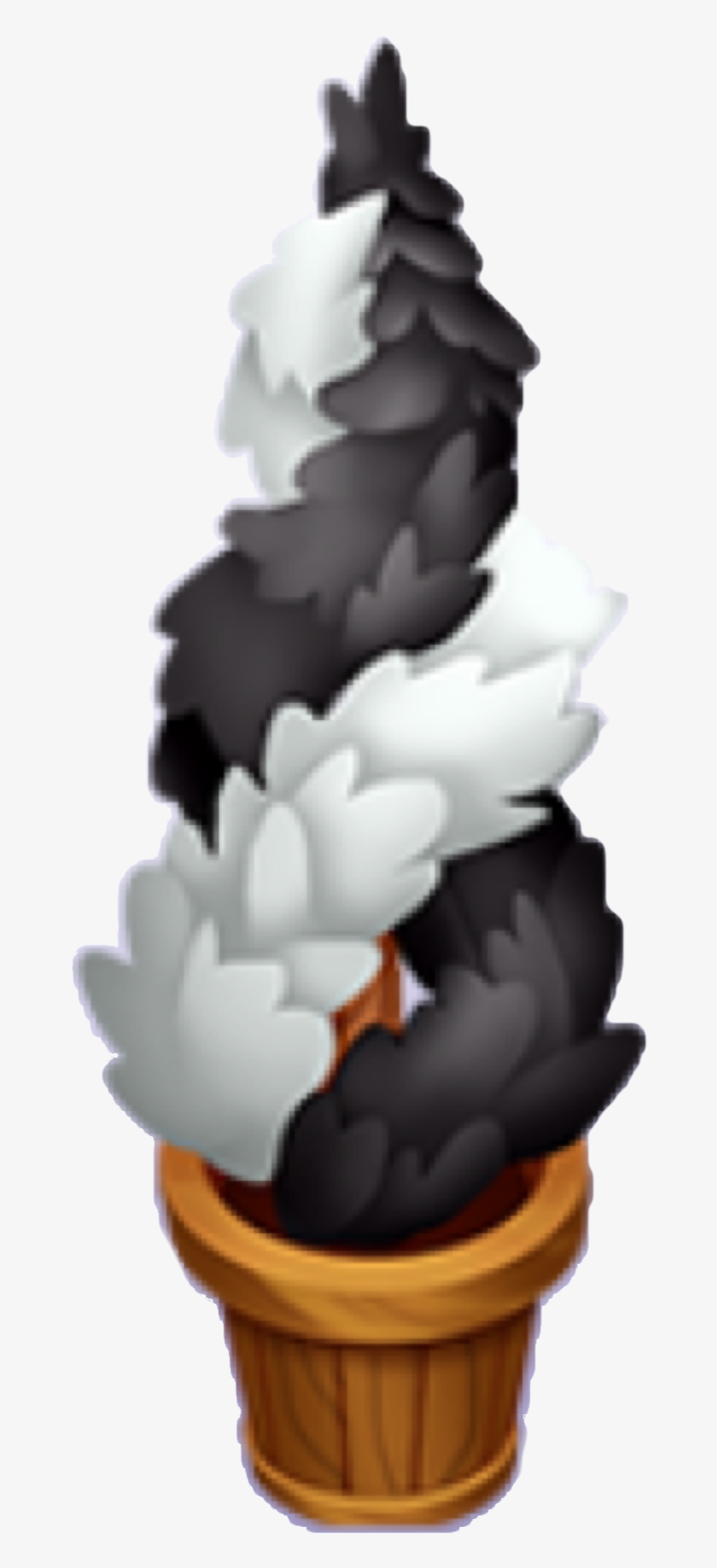 Spiral Tree - Ice Cream Cone, transparent png #2368853