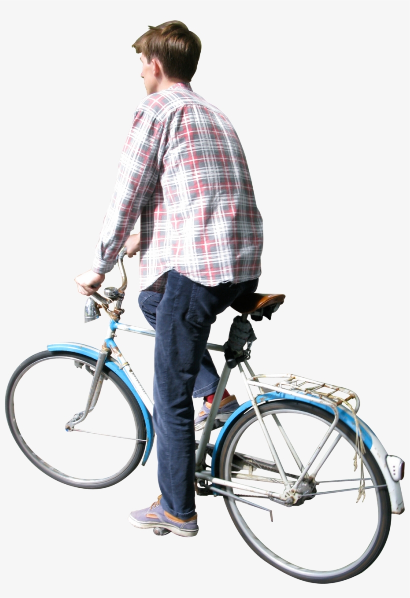 Man Biking - Bicycle People Png, transparent png #2368856