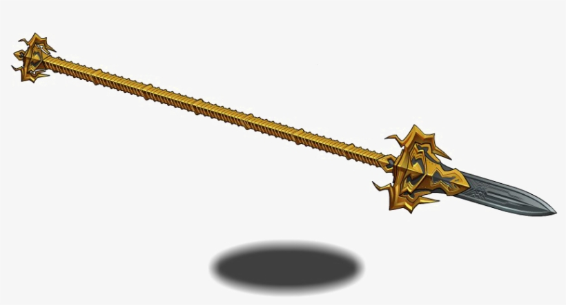 Medieval Spear Free Png Image - Aqw Golden Spear, transparent png #2369754
