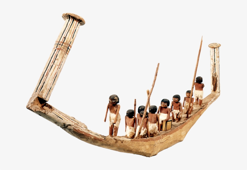 Position In The Museum - Egyptian Boat Transparent Background, transparent png #2370031