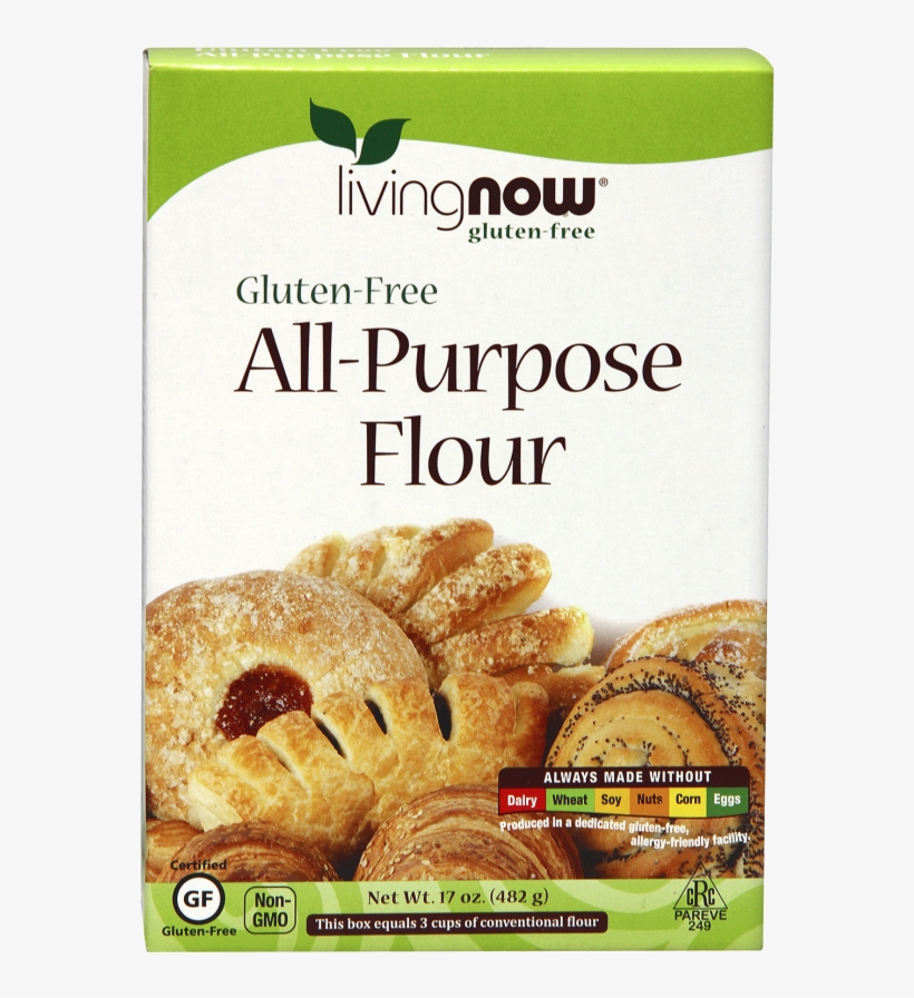 All Purpose Flour, Gluten Free - Now Foods - Living Now Gluten-free All-purpose Flour, transparent png #2370154