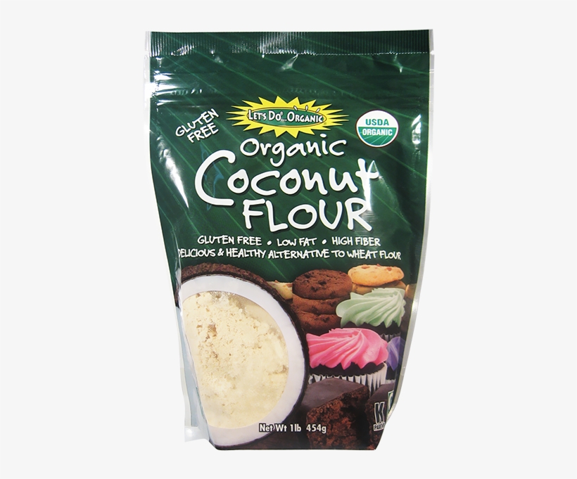 Lets Do Organic Coconut Flour Organic Bag-1 Lb - Let's Do Organic Creamed Coconut, 7-ounce Boxes (pack, transparent png #2370362