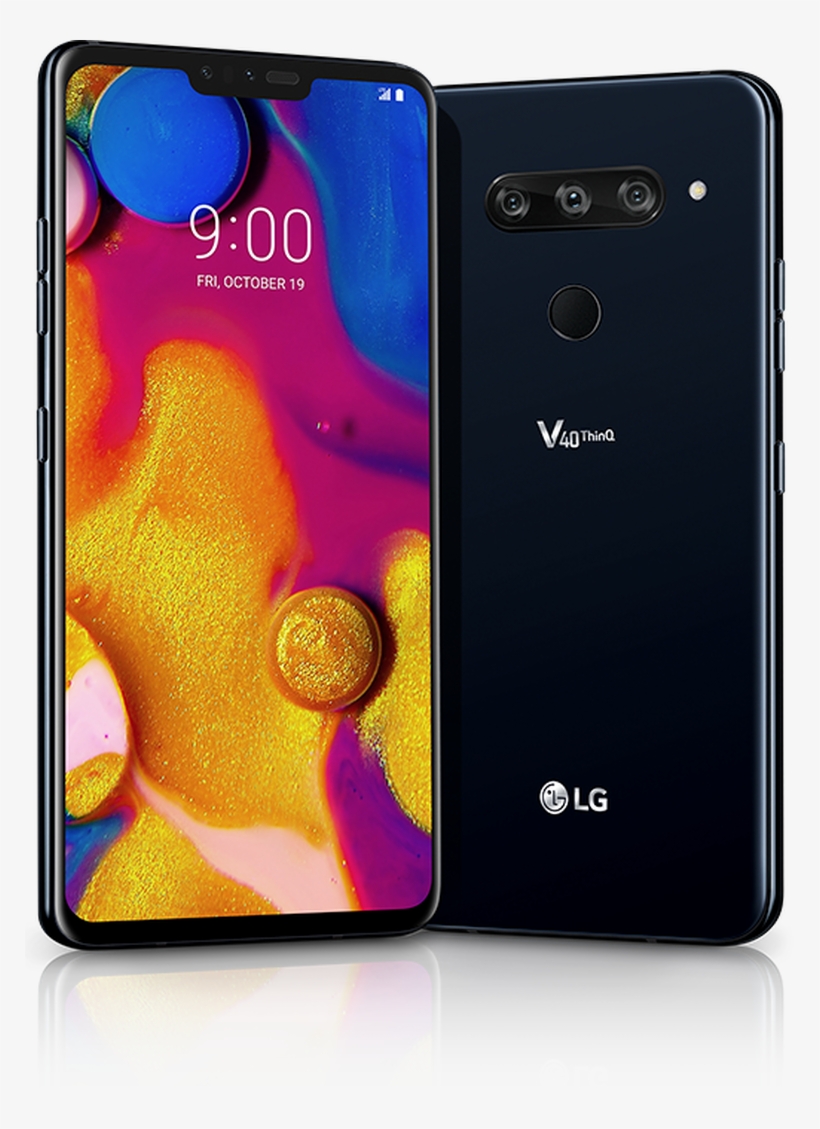 Lg V40 Black - Lg Thinq, transparent png #2370390
