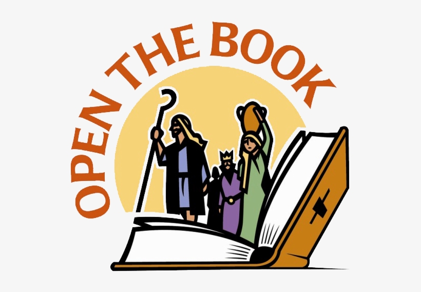 Stories Clipart Opened Book - Open The Book, transparent png #2370888