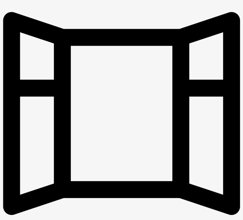Open Window Icon - Icon, transparent png #2371240