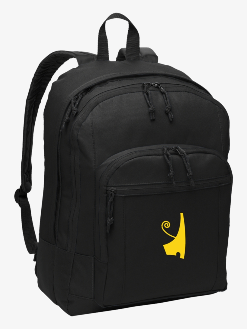 Negash Embroidered Gold Crown Backpack - Port Authority Bg204 Basic Backpack 44 Twilight Blue, transparent png #2371447