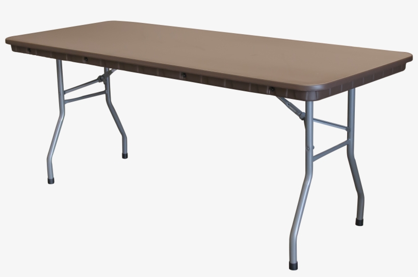 6' Banquet Tables - Brown Folding Table, transparent png #2372325