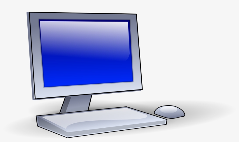 Clip Art Computers - Clip Art Image Of Computer, transparent png #2372526