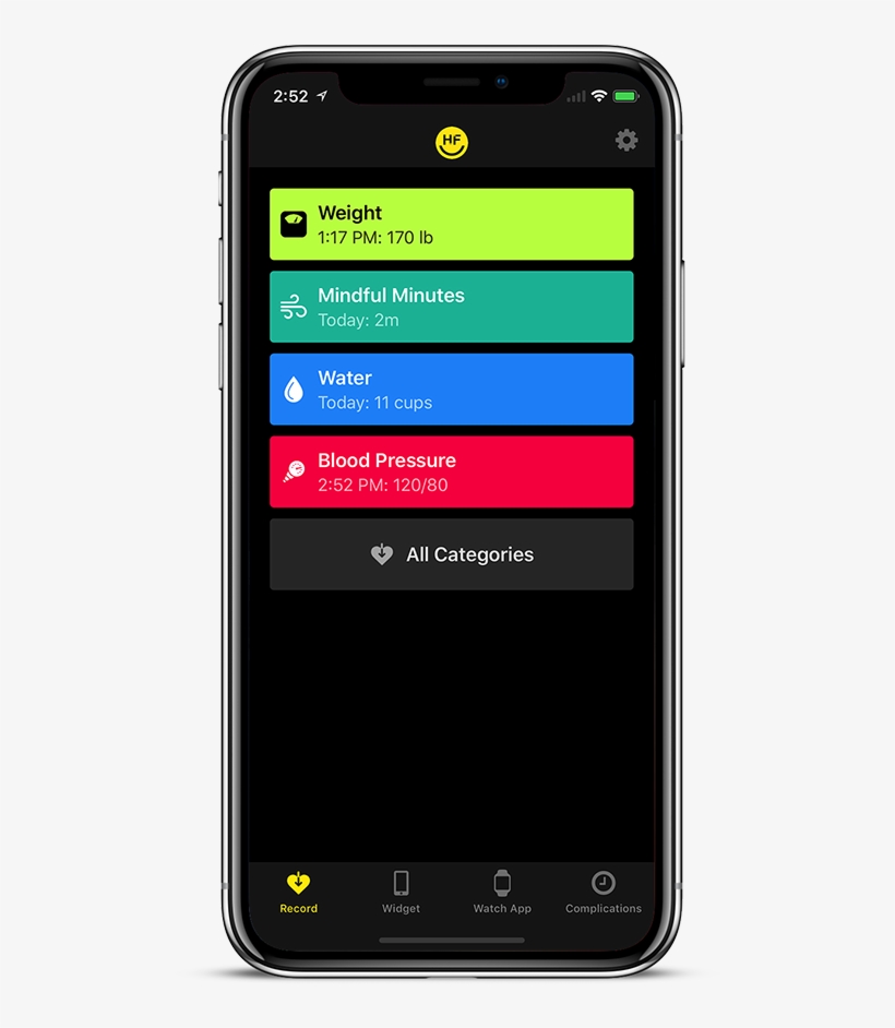 Record Data Straight Into Healthkit - Smartphone, transparent png #2373482