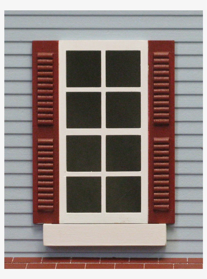 Dollhouse Window Flower Box Kit - Dollhouse Window, transparent png #2373591
